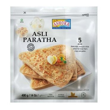 Ashoka Asli Paratha 5 S 400 Gm 2, 8 Pieces Per Carton